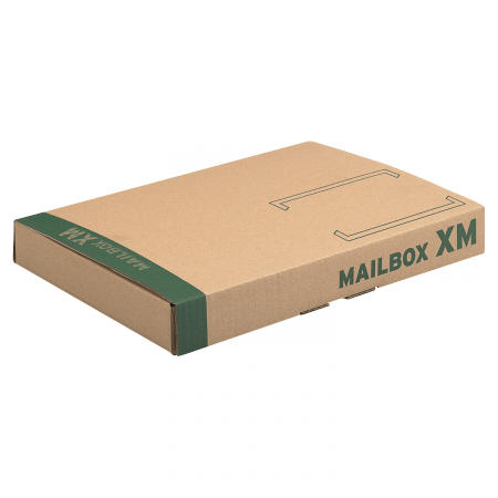 Mailbox Post-Versandkarton A4, braun