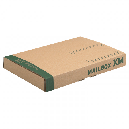 Mailbox XM Post-Versandkarton A4+ braun