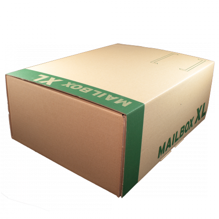 Mailbox L Post-Versandkarton, braun
