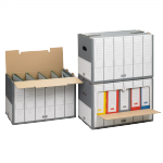 Archiv-Transport-Container SELECT mit Klappdeckel, grau